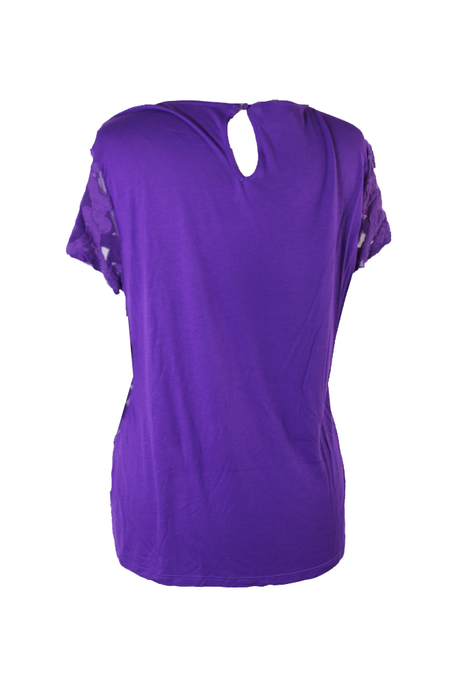 vivid purple shirt