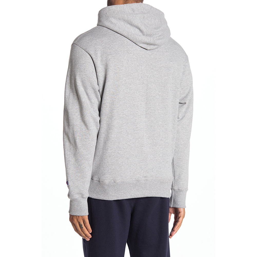 champion vertical logo hoodie