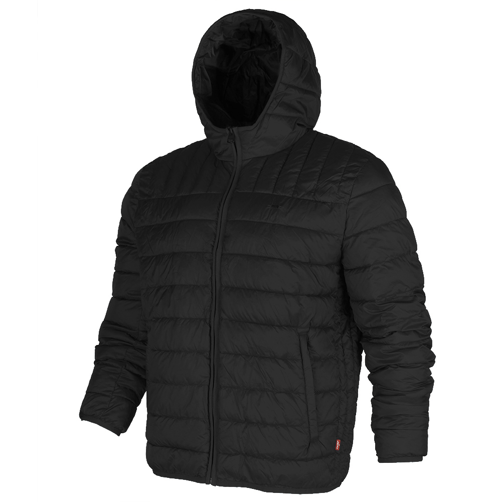 packable puffer jacket with hood