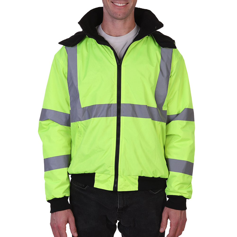 neon reflective hoodie