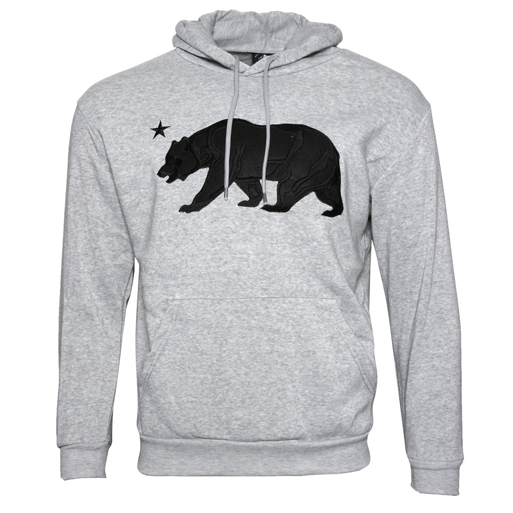 thumbnail 16 - Mens Hoodie Sweatshirt Embroidered Bear Long Sleeve Pocket Pullover Sweater