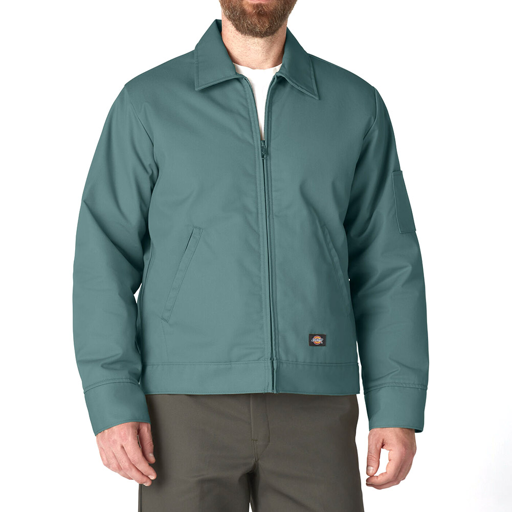 Dickies Men's TJ15 Insulated Lined Quilted Eisenhower Zip Up Work ...