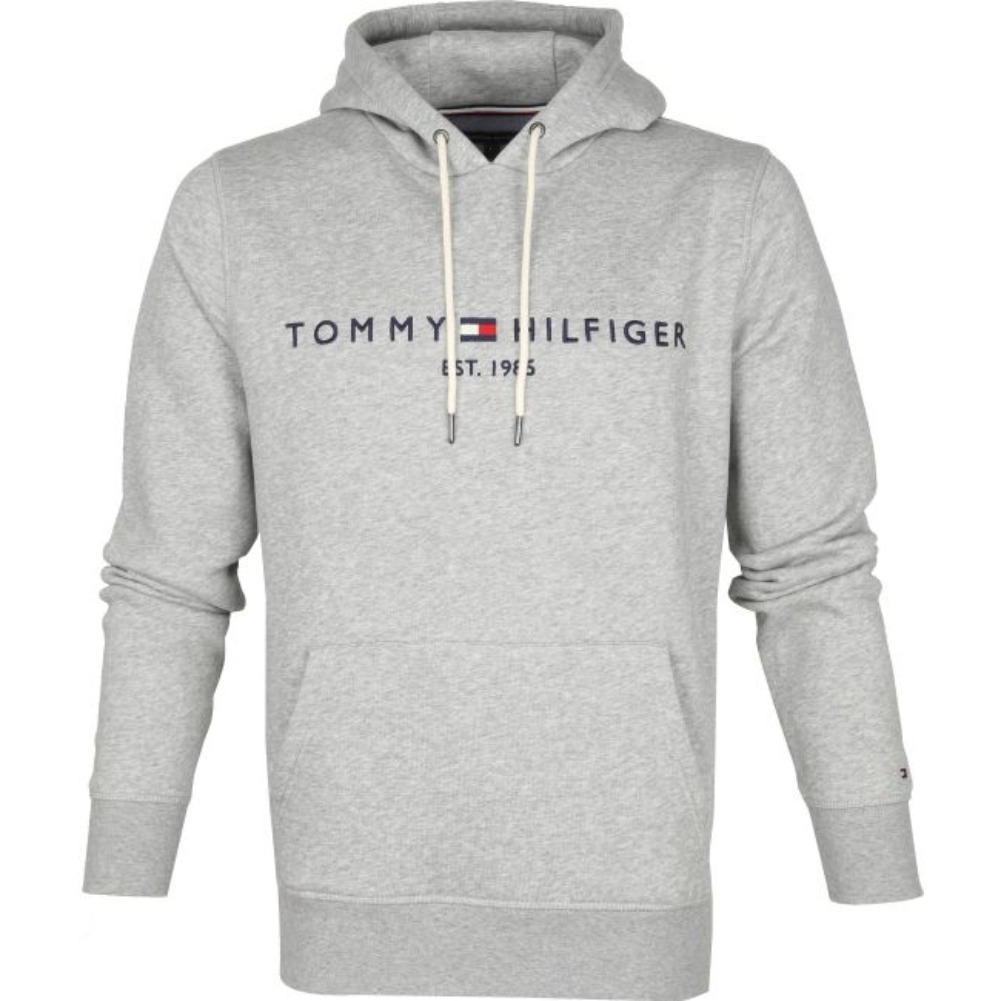 Tommy Hilfiger Men's Hoodie Fleece Lined Logo Sleeve Pullover Hooded ...