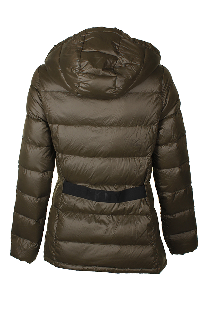 Dkny Green Down Packable Hooded Puffer Coat M | eBay