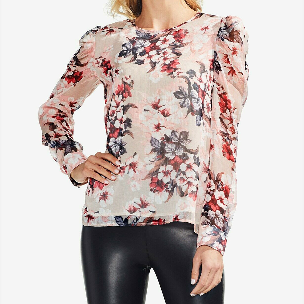 vince camuto pink blouse