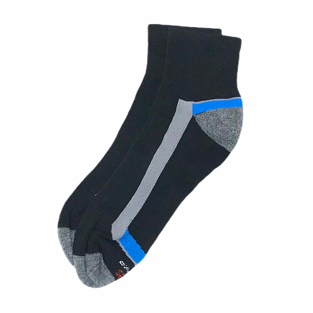 Hanes Adult Mens 6 Pack Durable Cushioned Grey Heel Ankle Socks | eBay