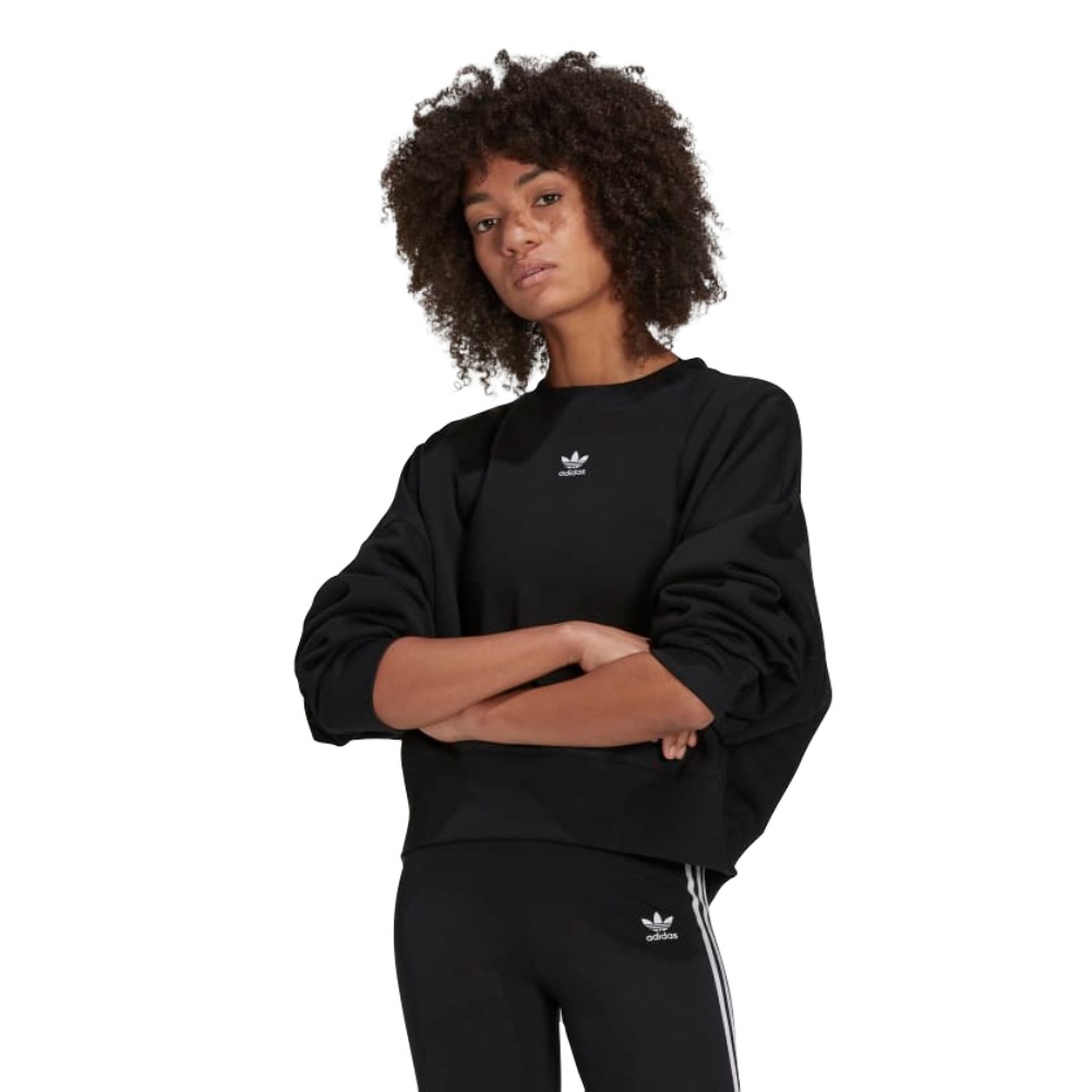 Adidas Women's Sweatshirt Adicolor Essentials Fleece Casual Pullover ...