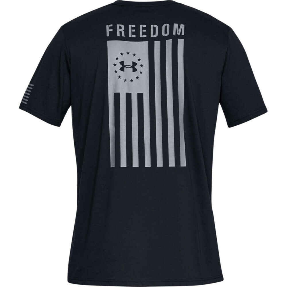 Under Armour Men's Athletic UA Freedom Flag T-Shirt Short Sleeve Tee ...