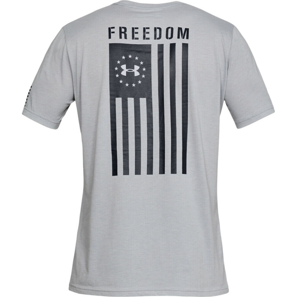 Under Armour Men's Athletic UA Freedom Flag T-Shirt Short Sleeve Tee ...