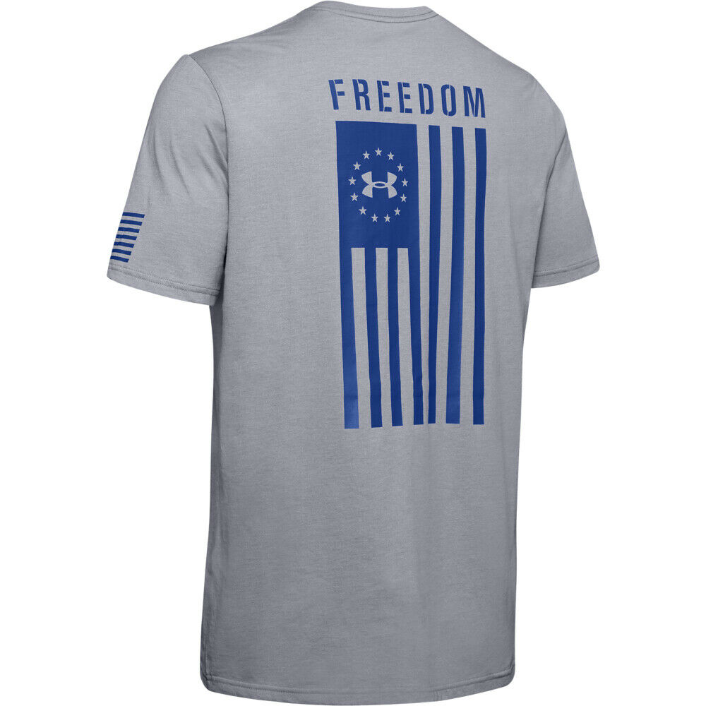 Under Armour Men's Athletic UA Freedom Flag T-Shirt Short Sleeve Tee ...