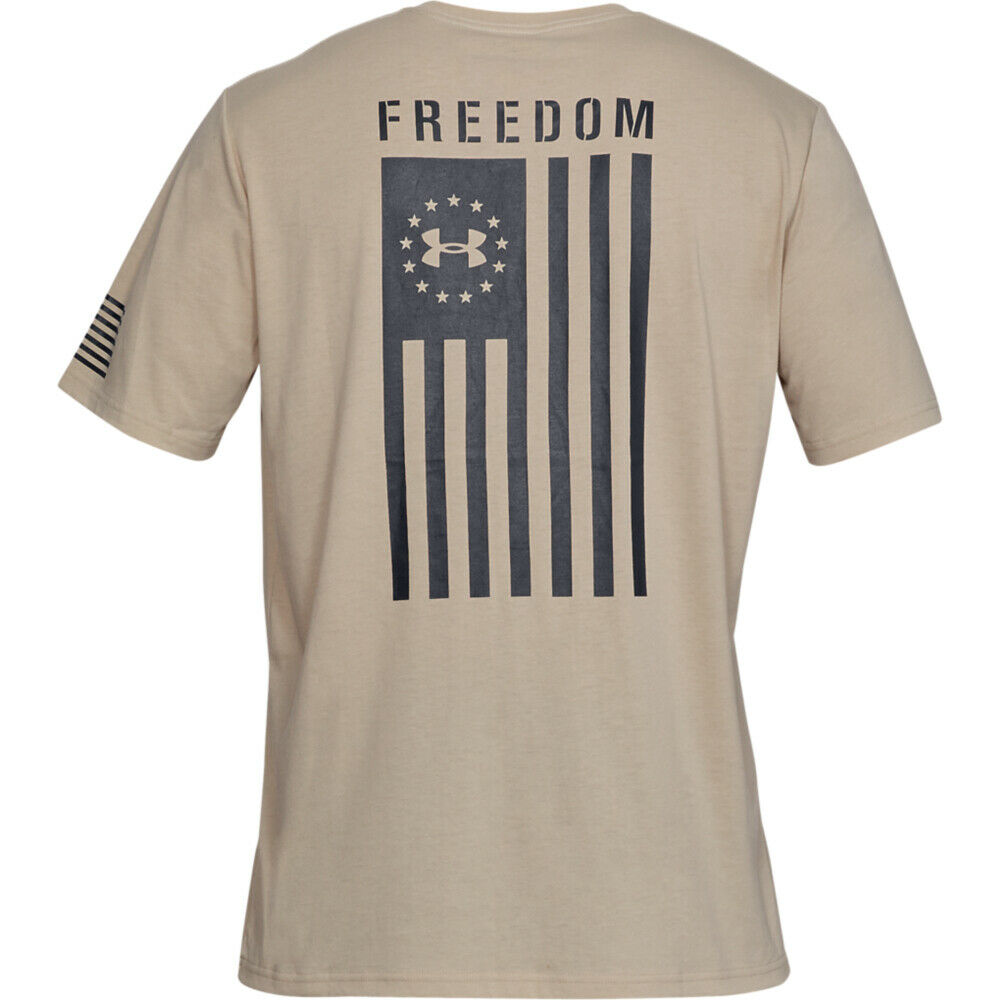 Under Armour Men's Athletic UA Freedom Flag T-Shirt Short Sleeve Tee ...