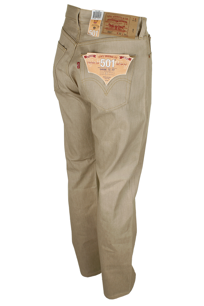 Levis Mens 501 Original Shrink To Fit Button Fly Classic Rise Denim Jeans Ebay 
