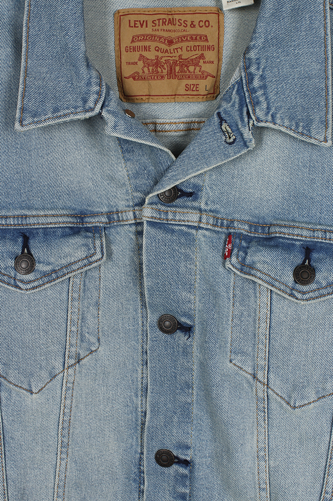 Levi's Men's Denim Cotton Button Front Denim Trucker Jacket | eBay