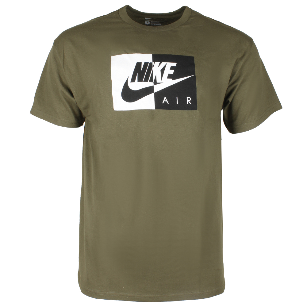 thumbnail 7  - Nike Air Men&#039;s Athletic Short Sleeve Color Blocked Logo Gym Graphic T-Shirt