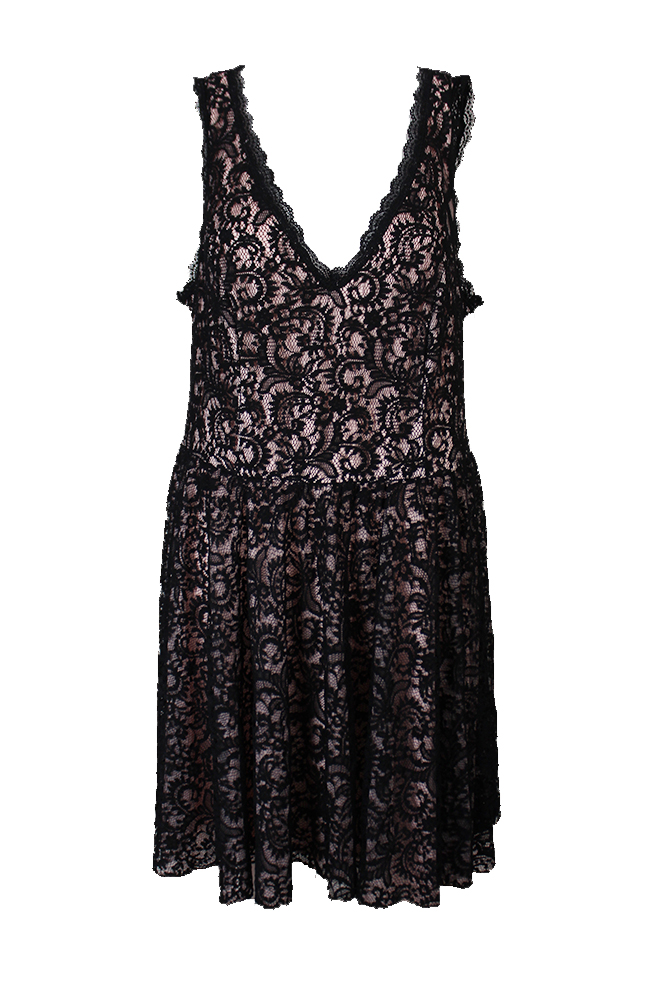 Trixxi Black Sleeveless Lace A-Line Dress 22W MSRP: $109 | eBay
