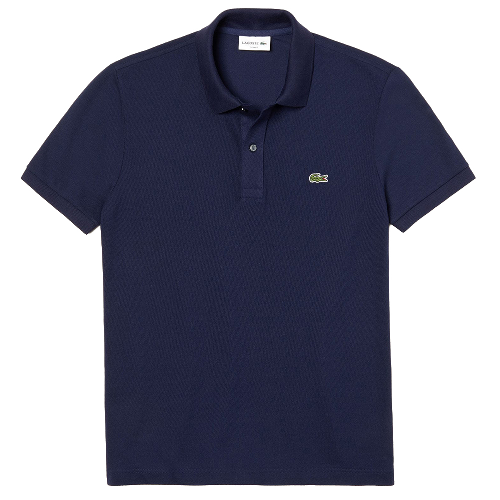 Lacoste Men's PH4012 Cotton Short Sleeve Logo Casual Polo Shirt
