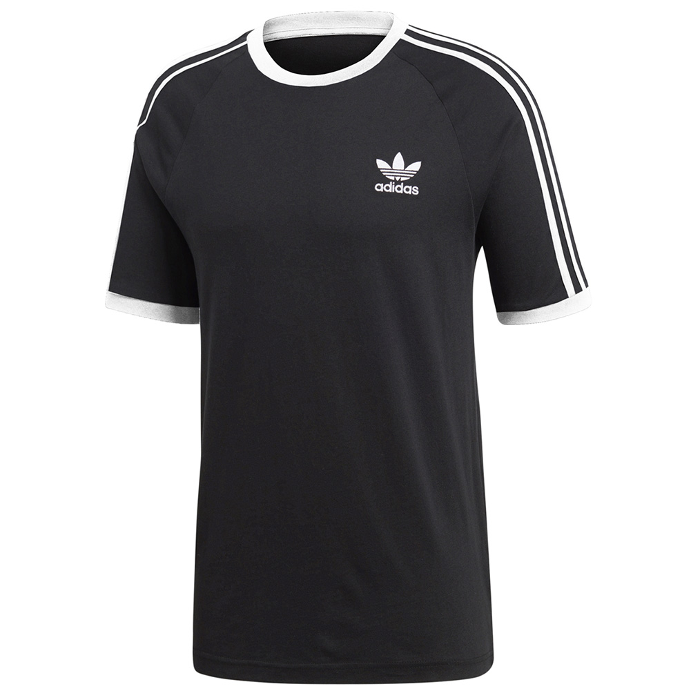 Adidas Men's Original Embroidered Trefoil 3 Stripe California T-Shirt ...