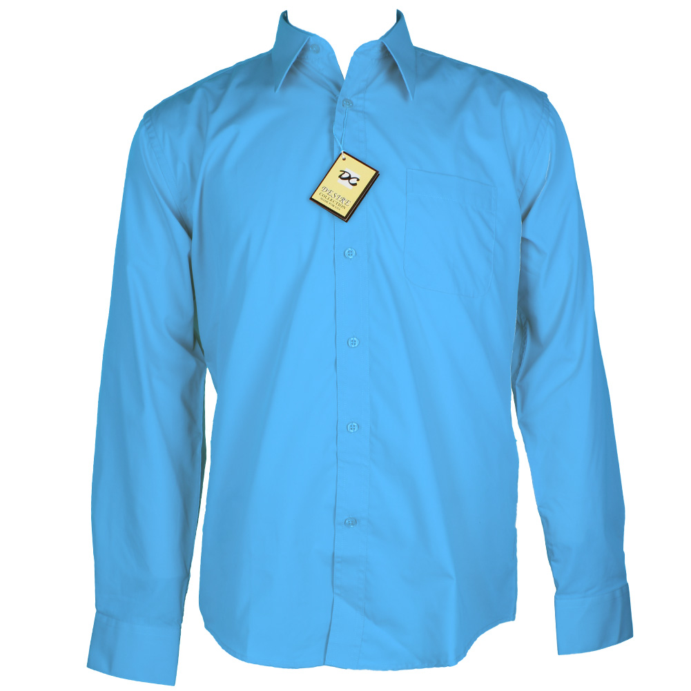 Desire Collection Men's Long Sleeve Classic Fit Pocket Dress Shirt | eBay