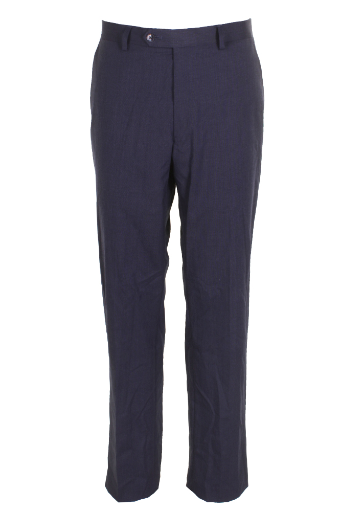 Alfani Medium Blue Slim-Fit Center Crease Dress Pants 34 824972377867 ...