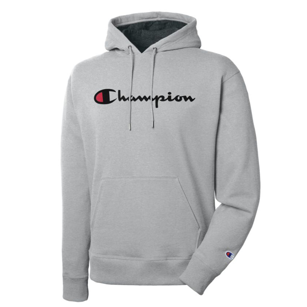 Чемпионский мужской пуловер с капюшоном и длинным рукавом Powerblend Script Logo Sweatshirt