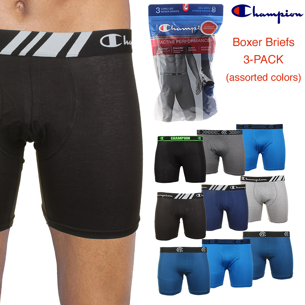 champion active performance boxer briefs