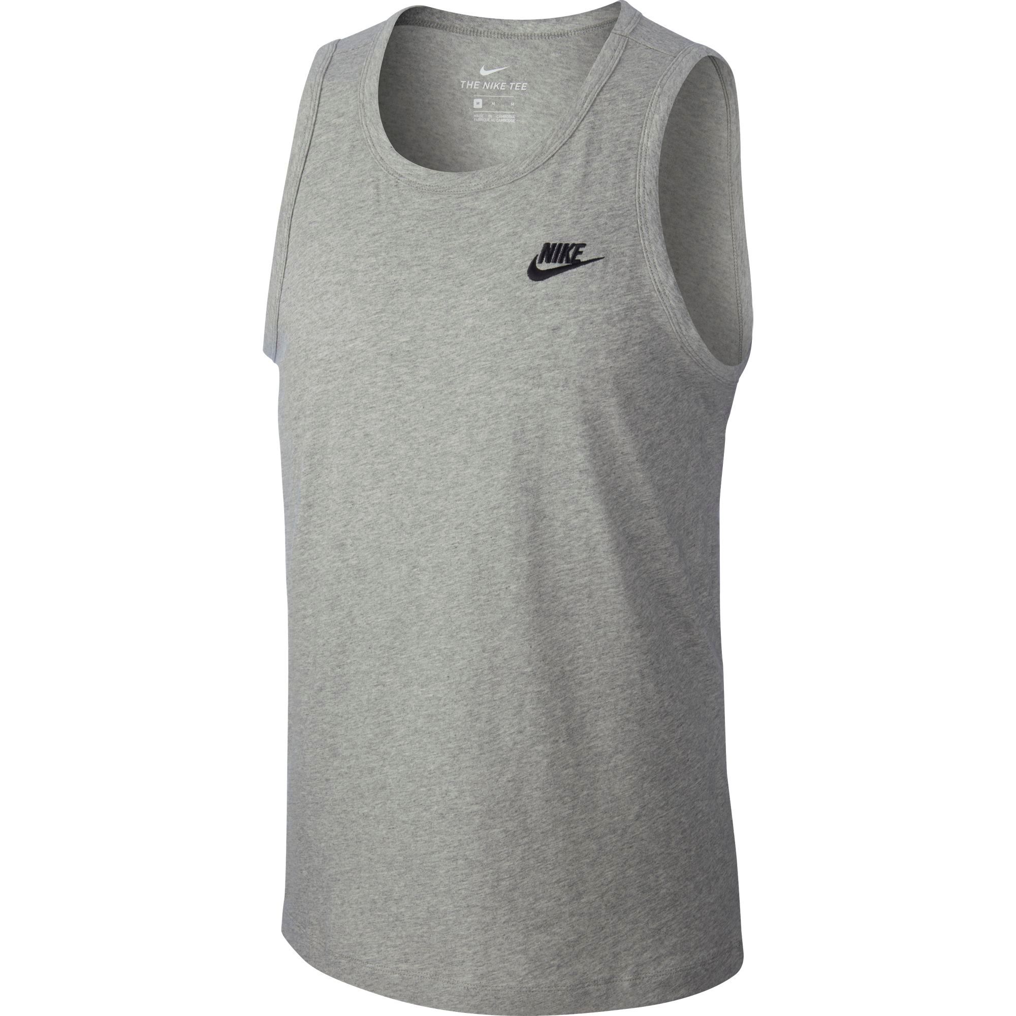 Nike Men's Tank Top Embroidered Logo & Swoosh Muscle Tee Cotton Tagless ...
