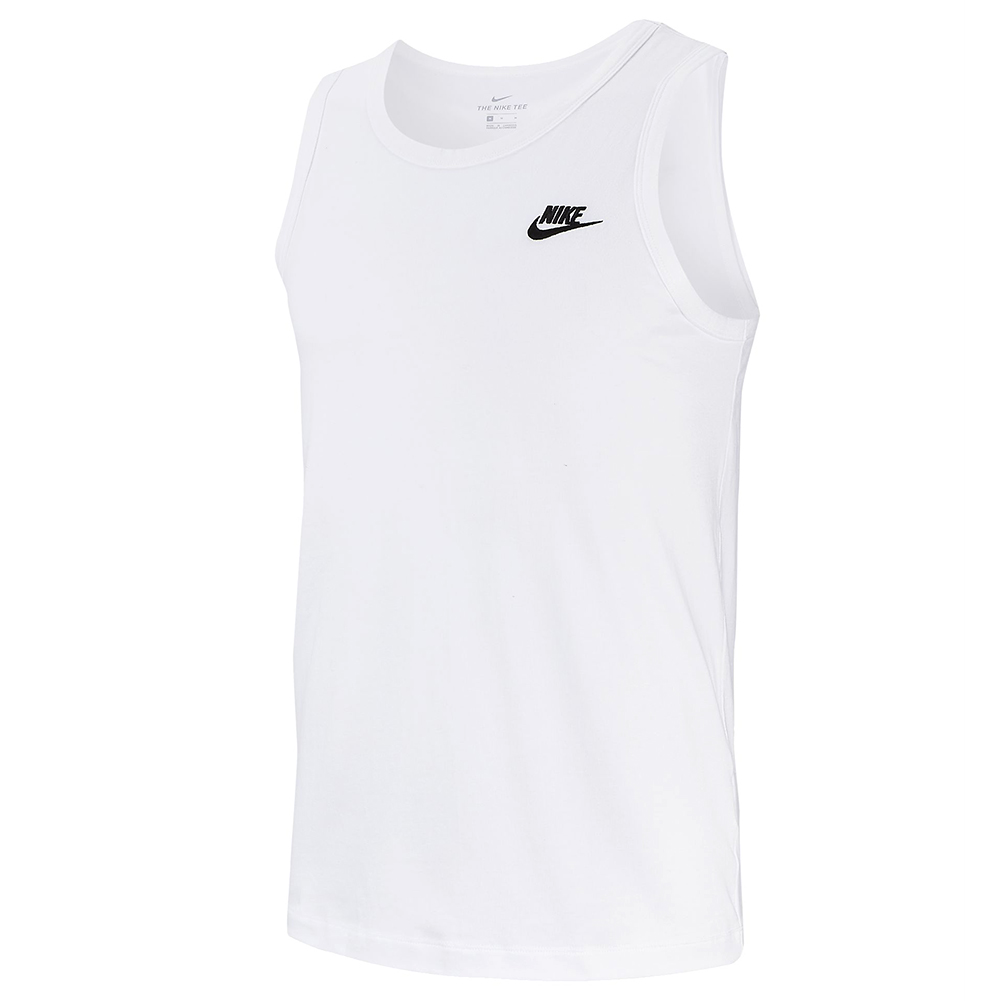 Nike Men's Tank Top Embroidered Logo & Swoosh Muscle Tee Cotton Tagless ...