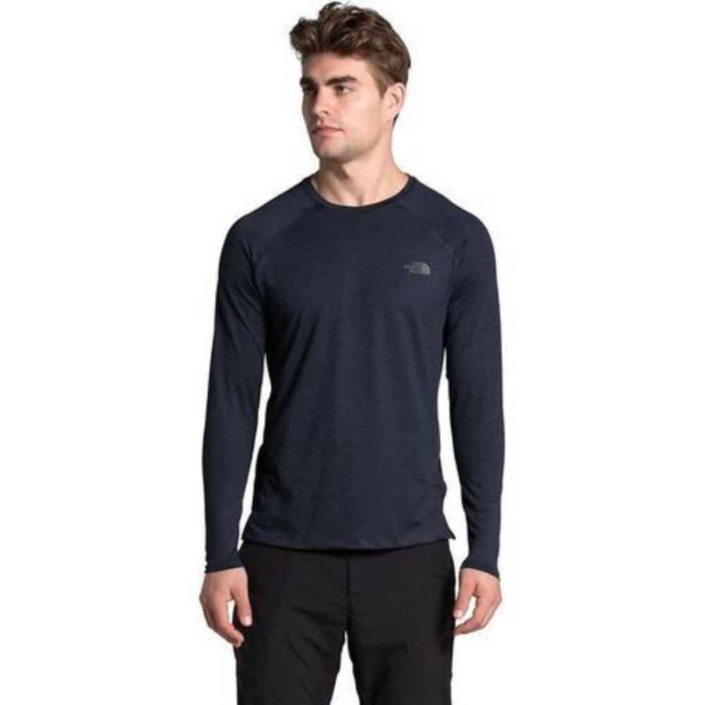 The North Face Men's Long Sleeve Shirt Athletic FlashDry Hyperlayer T ...