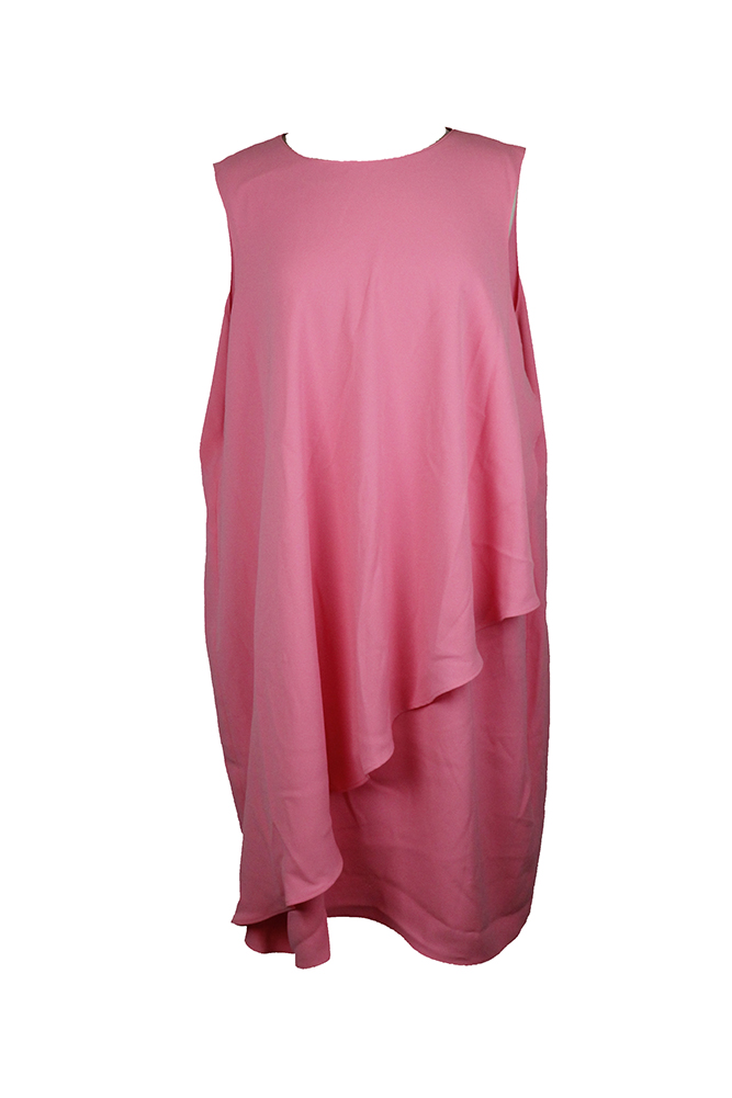 Lauren Ralph Lauren Pink Plus Size Sleeveless Shift Dress 22W MSRP ...