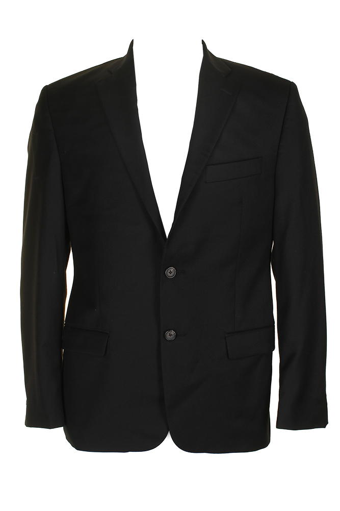 Lauren Ralph Lauren Mens Black Regular Fit Single Breasted Blazer 40R ...