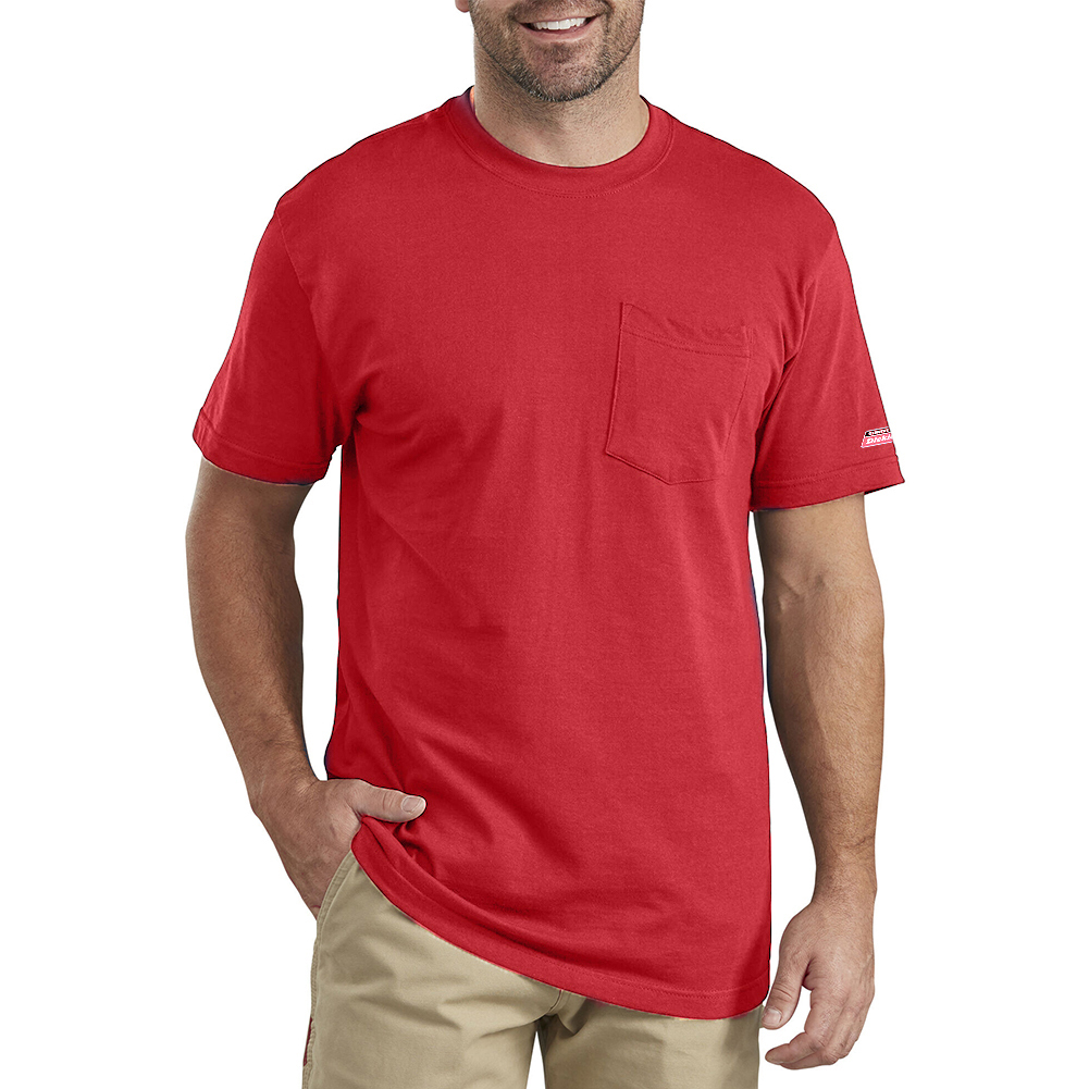 Dickies Men's T-Shirt Casual Front Pocket Crew Neck Workwear Short Sleeve Tee